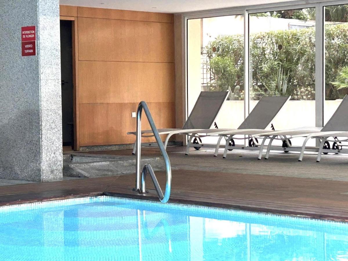 Le Victoria, Elegant T2 Au Bord Des Plages, Piscine, Sauna Menton Extérieur photo